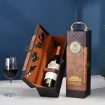 Wine Carrier Bag Champagne Storage Whisky Brandy Handbag Boxes