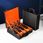 High End Wine Packaging Good Quality Wine Box 4 & 6 Bottles Style Custom Logo