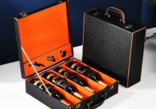 High End Wine Packaging Good Quality Wine Box 4 & 6 Bottles Style Custom Logo