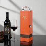 Custom Made Luxury Design Single Bottle Wine Gift Box Wine Bag