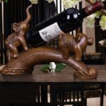 Elephant Wine Rack Decoration, Wine Holder Gifts For Living Room And Table